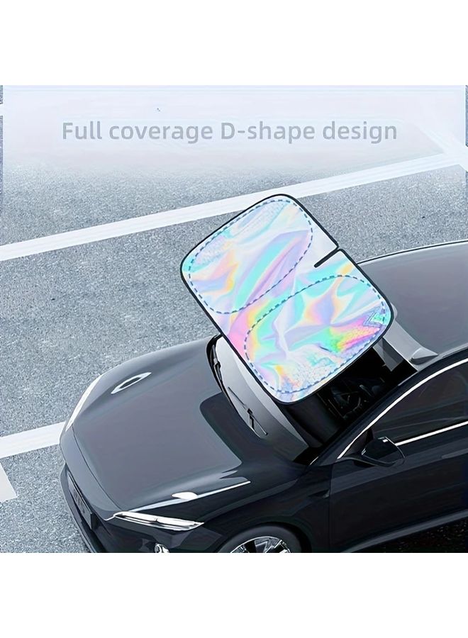 Universal Fit Titanium Alloy Car Sunshade 4 Layer UV Protection Heat Insulation 1pc - Image 4